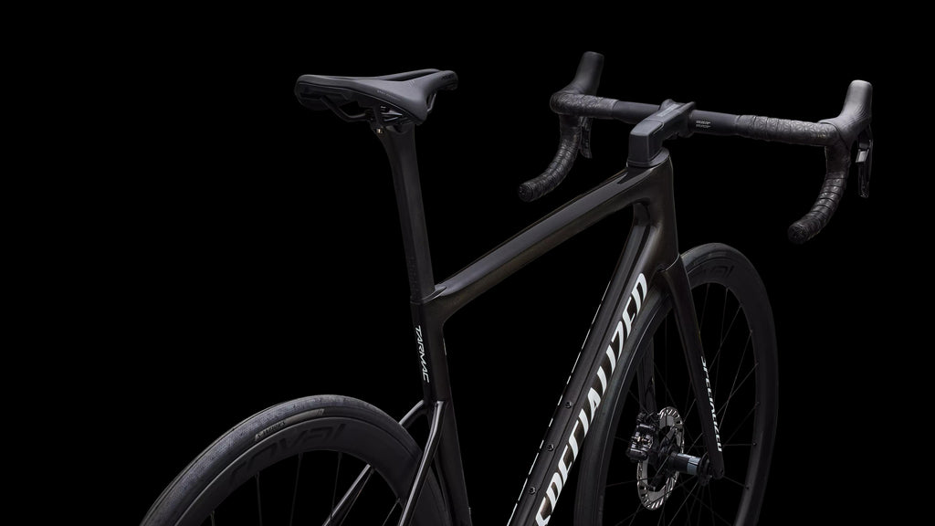 Tarmac SL8 Expert - Shimano Ultegra Di2 (2026) — Gloss Obsidian Metallic / 25% Cqv Reflex Super Red Pearl Over White — detail 40