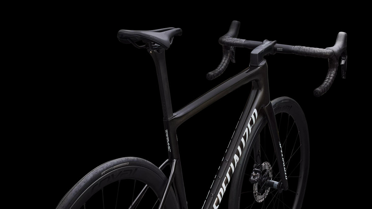 Tarmac SL8 Expert - Shimano Ultegra Di2 (2026) — Gloss Obsidian Metallic / 25% Cqv Reflex Super Red Pearl Over White — detail 40