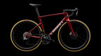 S-Works Tarmac SL9 - SRAM RED AXS (2027) — Gloss Ruby Metallic / White Silver Metallic — side view