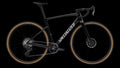 Crux 5 Comp - SRAM Rival XPLR (2027) — Obsidian Metallic/Dune White — side view