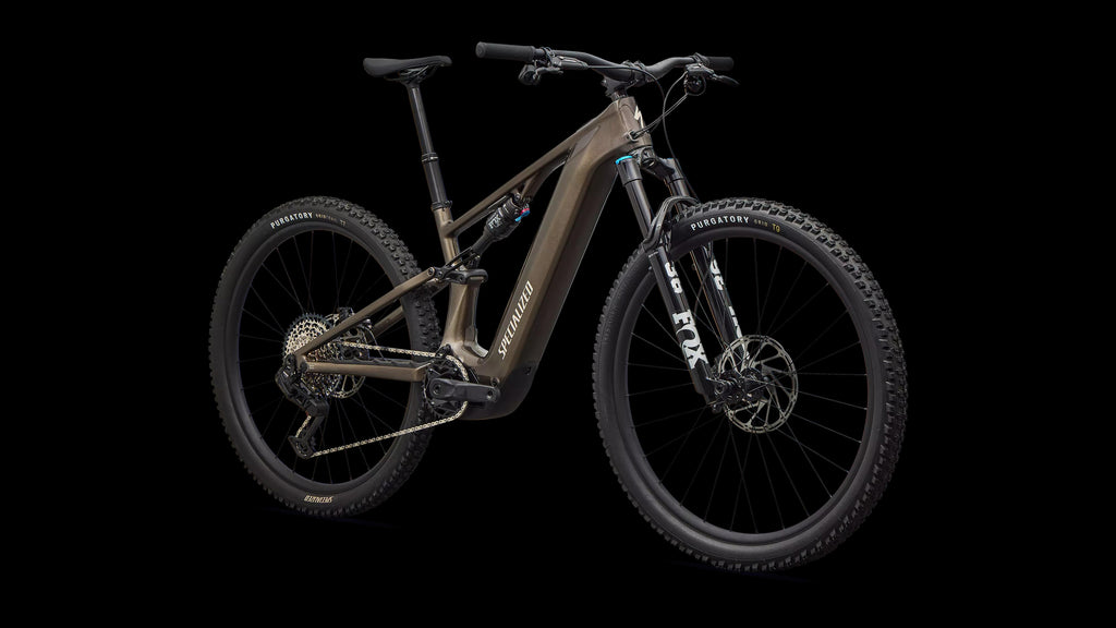 Turbo Levo R Comp (2026) — Gloss Gunmetal / White Mountains — detail 20