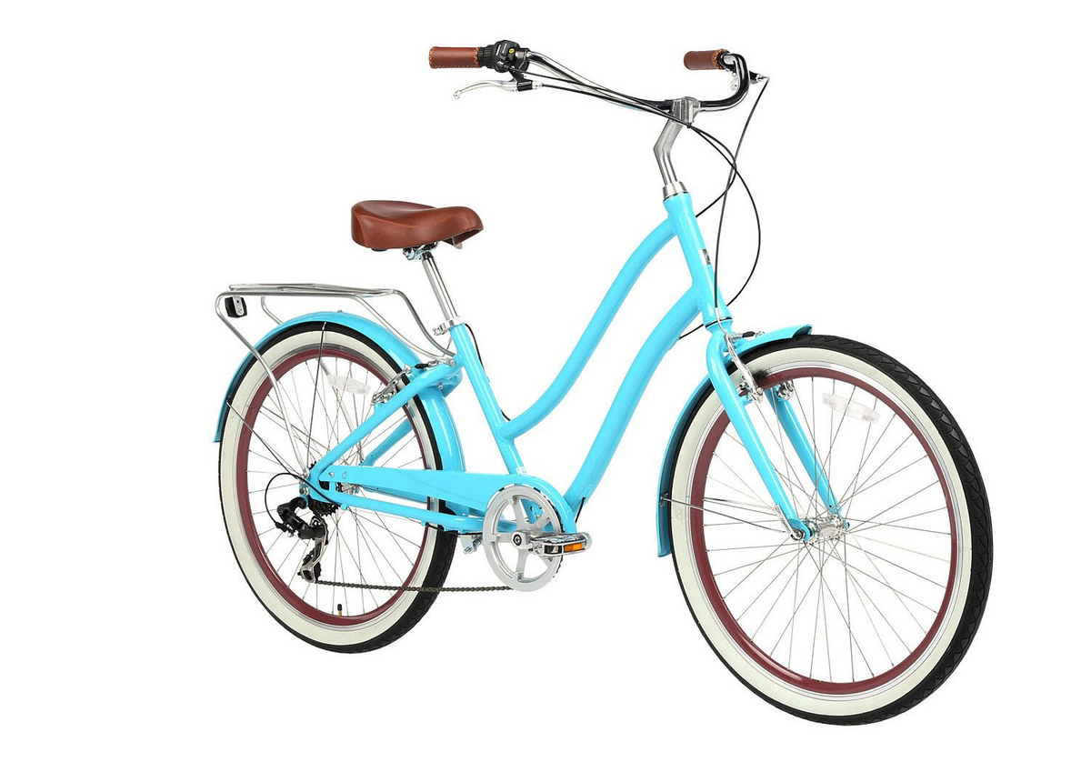 sixthreezero EVRYjourney Women's 24" 7 Speed Step-Through Touring Hybrid Bicycle — product view 76