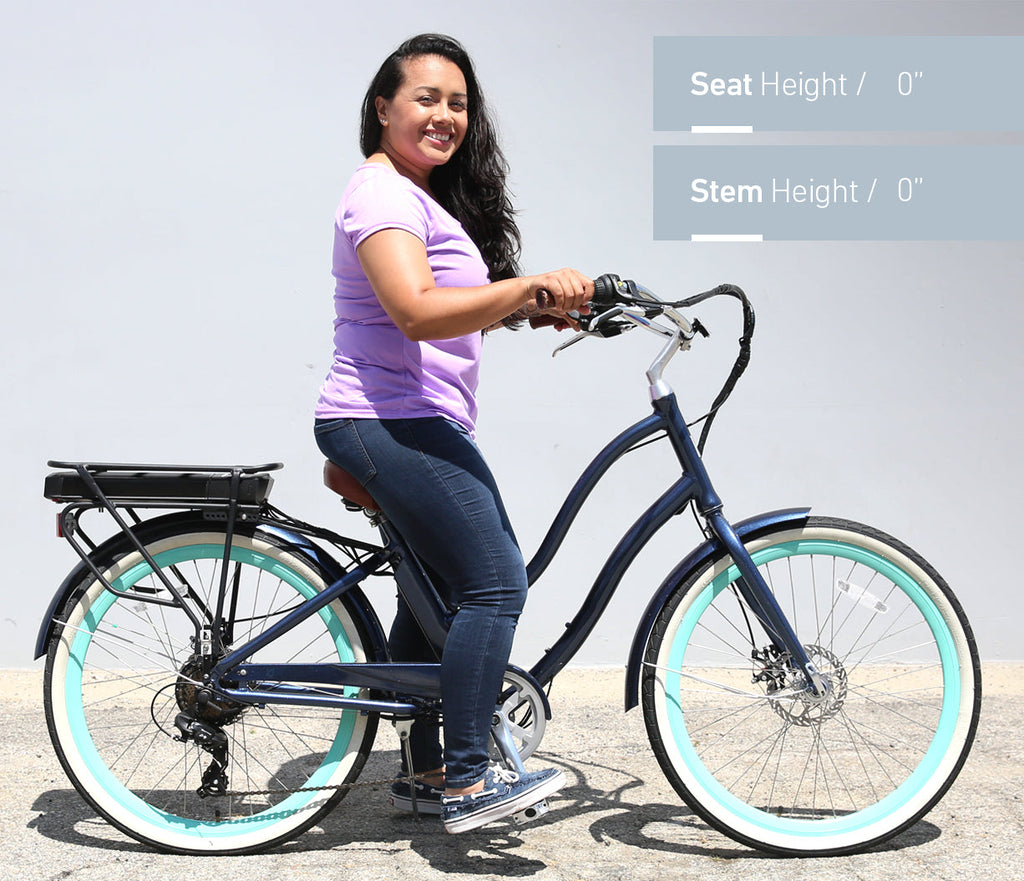 sixthreezero EVRYjourney Women's 26" 500W 7 Speed Electric Hybrid Bicycle — product view 42