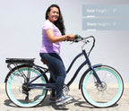 sixthreezero EVRYjourney Women's 26" 500W 7 Speed Electric Hybrid Bicycle — product view 42