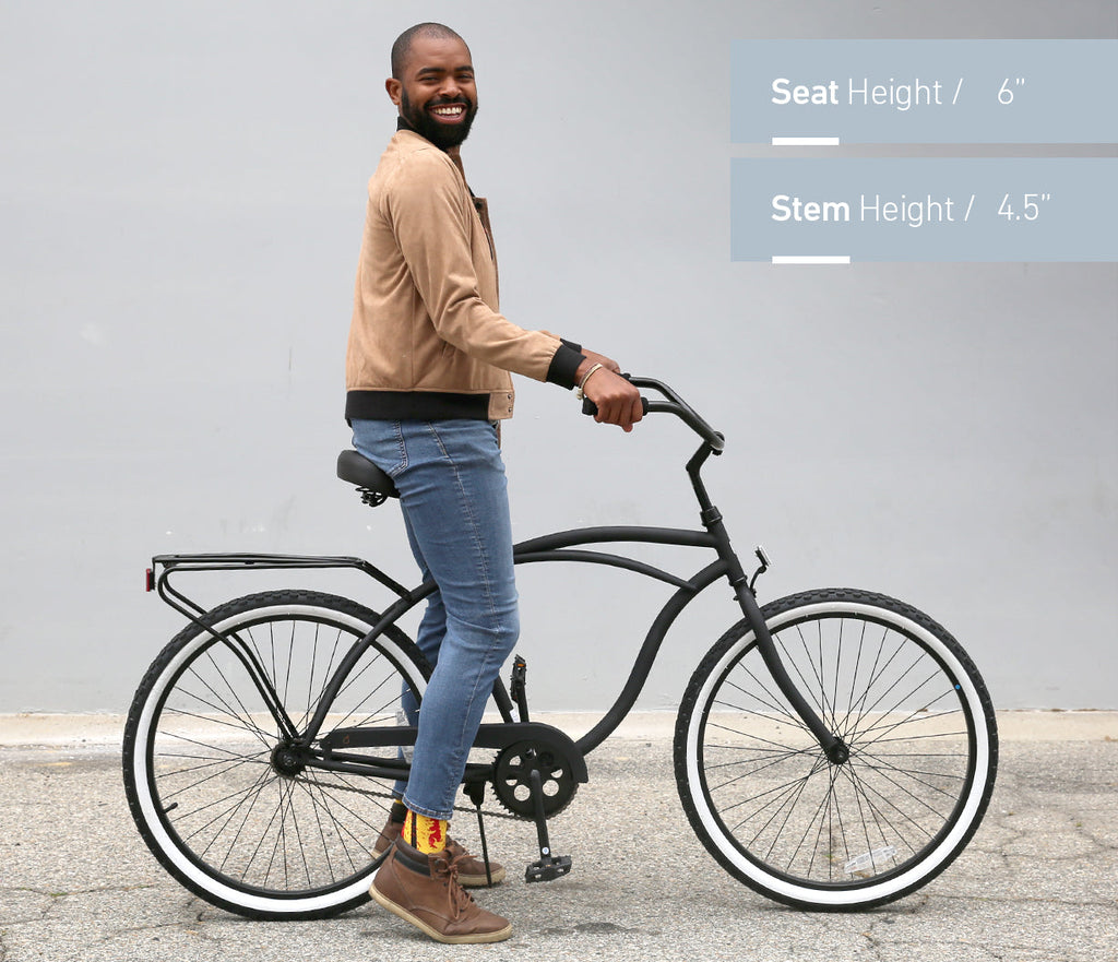 sixthreezero Around the Block Men's 26" 7 Speed Cruiser Bicycle — product view 109