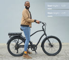 sixthreezero EVRYjourney Men's 26" 500W 7 Speed Electric Hybrid Bicycle — product view 37