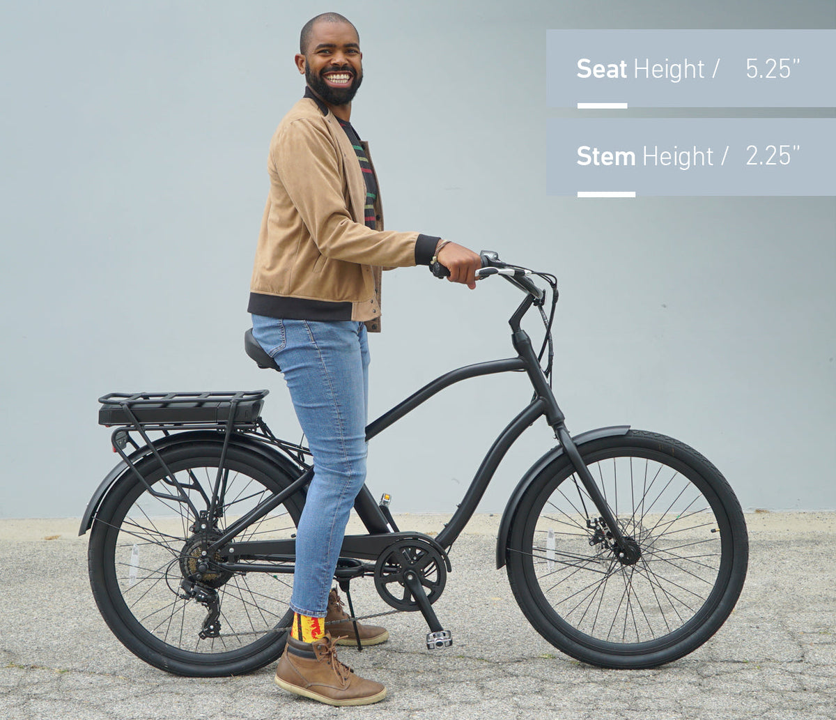 sixthreezero EVRYjourney Men's 26" 500W 7 Speed Electric Hybrid Bicycle — product view 37