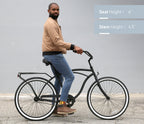 sixthreezero Around the Block Men's 26" 21 Speed Cruiser Bicycle — product view 112