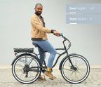 sixthreezero Around the Block Men's 26" 500W 7 Speed Electric Beach Cruiser Bicycle — product view 34