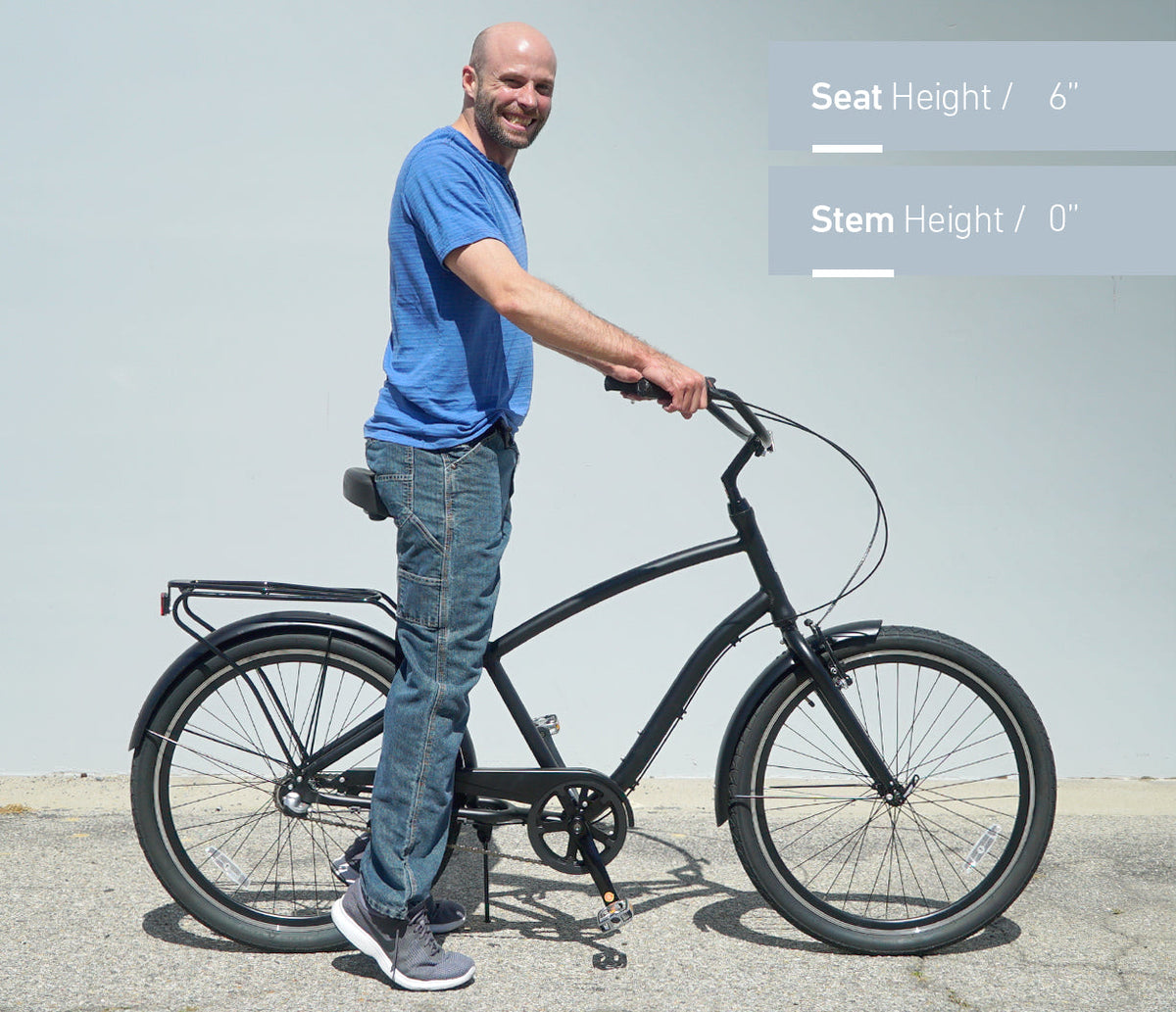 sixthreezero EVRYjourney Men's 26" Single Speed Steel Sport Hybrid Cruiser Bicycle — product view 20