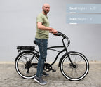 sixthreezero Around the Block Men's 26" 500W 7 Speed Electric Beach Cruiser Bicycle — product view 37