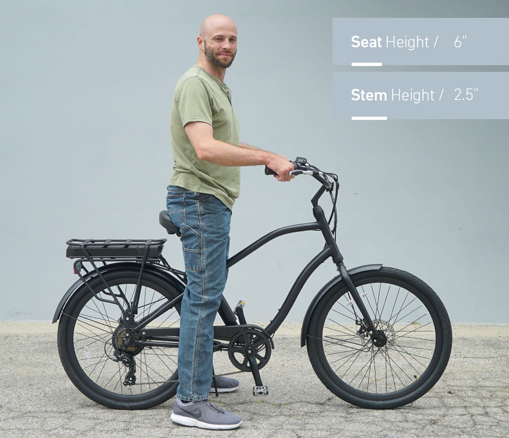 sixthreezero EVRYjourney Men's 26" 500W 7 Speed Electric Hybrid Bicycle — product view 39