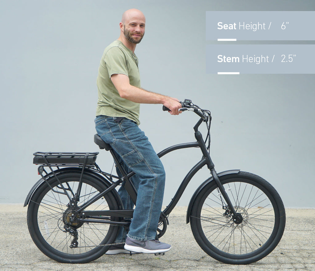 sixthreezero EVRYjourney Men's 26" 500W 7 Speed Electric Hybrid Bicycle — product view 38