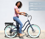 sixthreezero EVRYjourney Women's 26" 500W 7 Speed Electric Hybrid Bicycle — product view 62