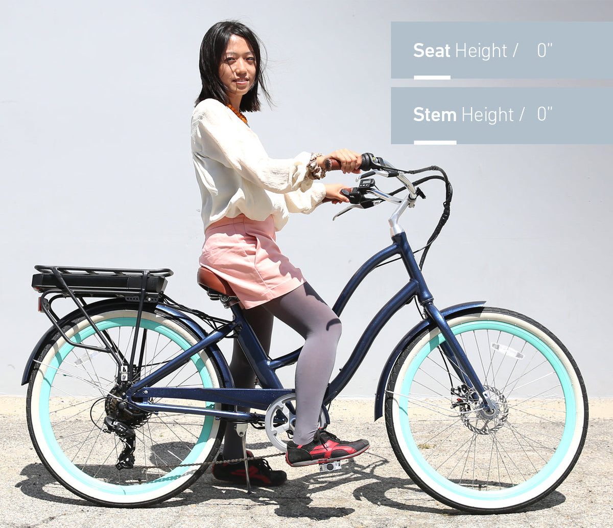 sixthreezero EVRYjourney Women's 26" 500W 7 Speed Electric Hybrid Bicycle — product view 44