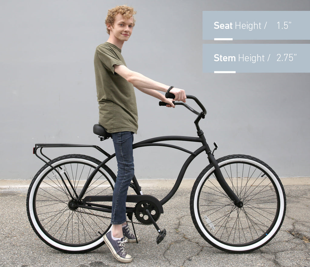 sixthreezero Around the Block Men's 26" 3 Speed Cruiser Bicycle — product view 99