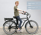 sixthreezero Around the Block Men's 26" 500W 7 Speed Electric Beach Cruiser Bicycle — product view 22