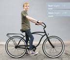 sixthreezero Around the Block Men's 26" 21 Speed Cruiser Bicycle — product view 100