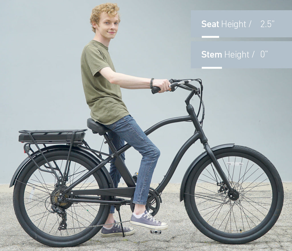 sixthreezero EVRYjourney Men's 26" 500W 7 Speed Electric Hybrid Bicycle — product view 24