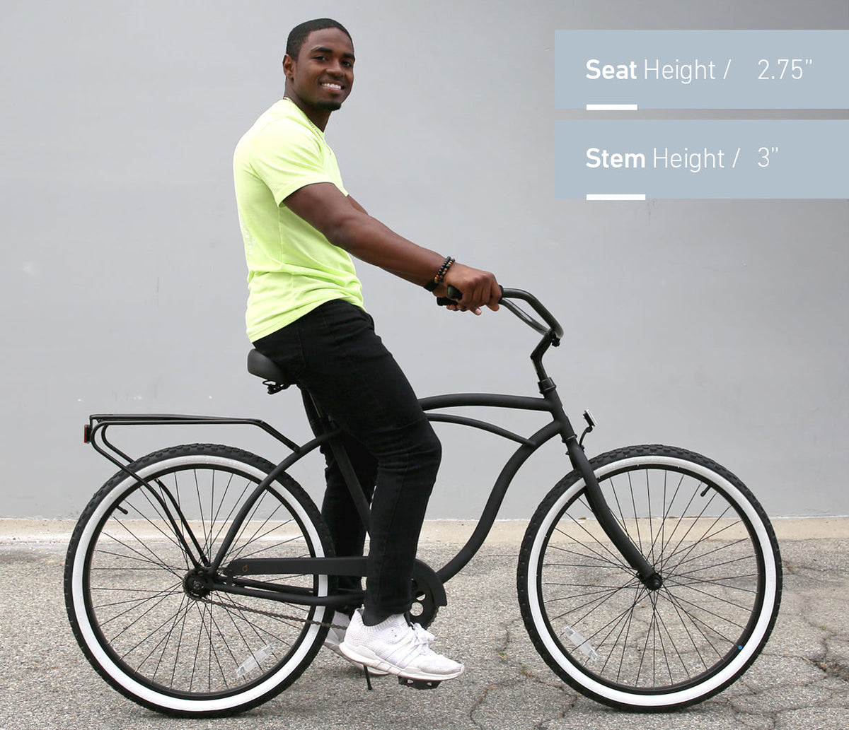 sixthreezero Around the Block Men's 26" 3 Speed Cruiser Bicycle — product view 100