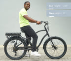 sixthreezero EVRYjourney Men's 26" 500W 7 Speed Electric Hybrid Bicycle — product view 26