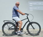 sixthreezero NEW EVRYjourney Men's 26" 7-Speed Sport Hybrid Cruiser Bicycle — product view 36