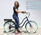 sixthreezero EVRYjourney Women's 26" 500W 7 Speed Electric Hybrid Bicycle — product view 55