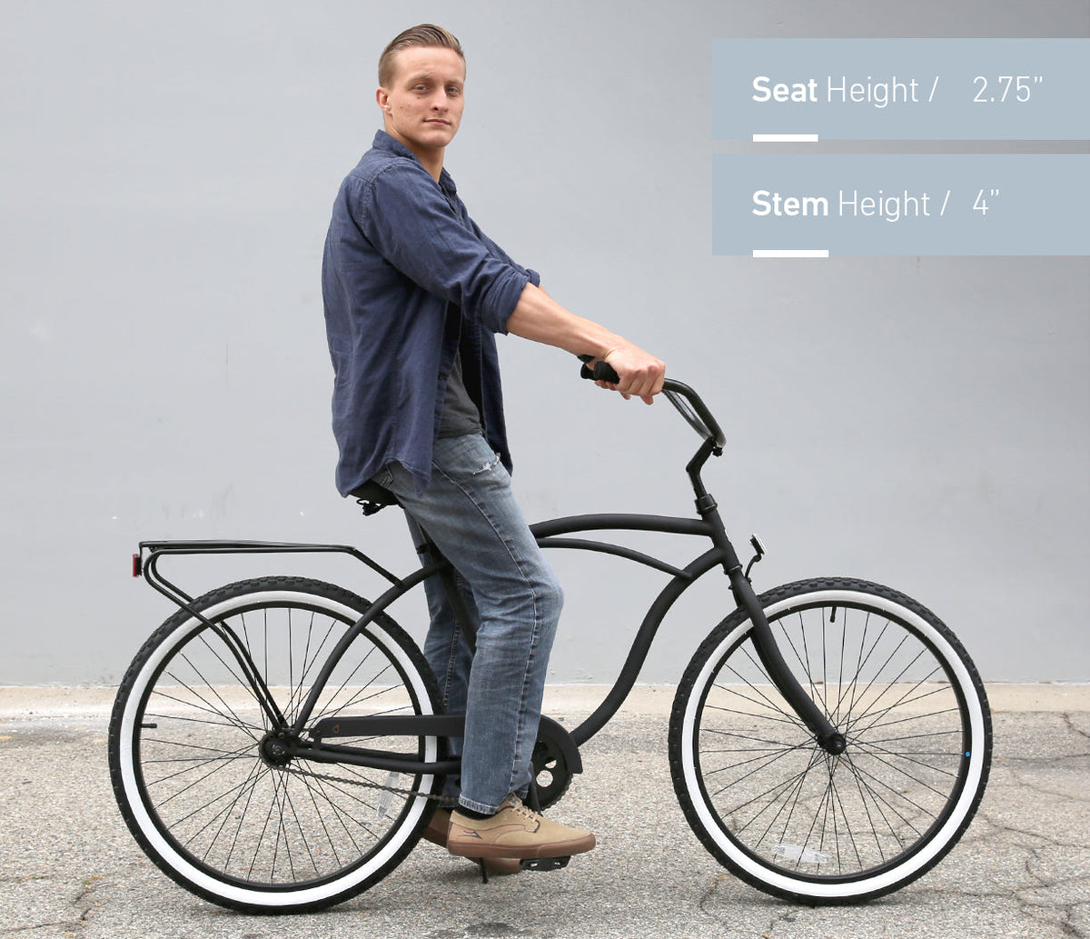 sixthreezero Around the Block Men's 26" 21 Speed Cruiser Bicycle — product view 104