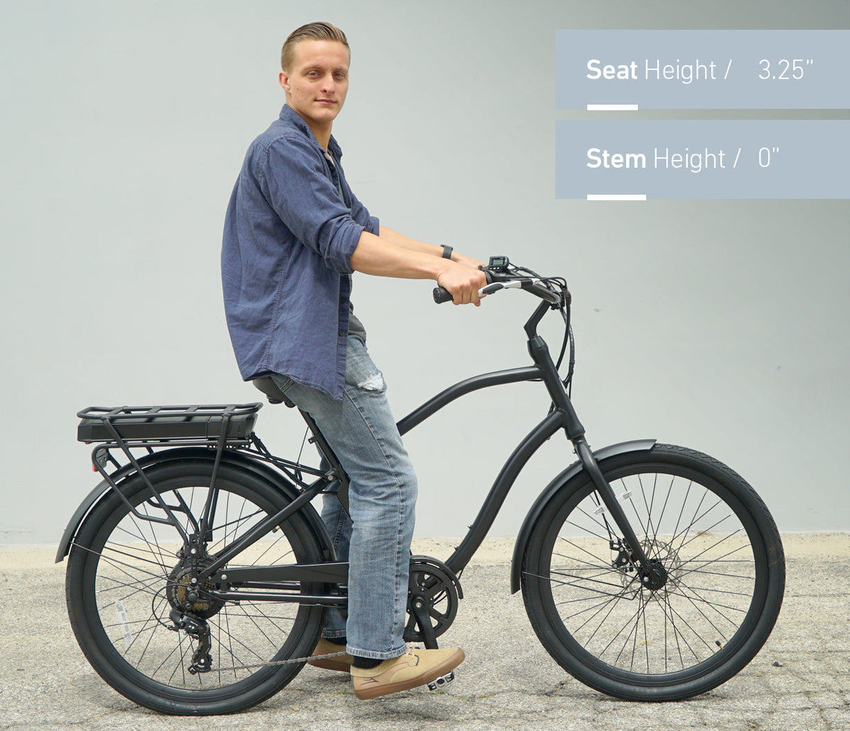 sixthreezero EVRYjourney Men's 26" 500W 7 Speed Electric Hybrid Bicycle — product view 28