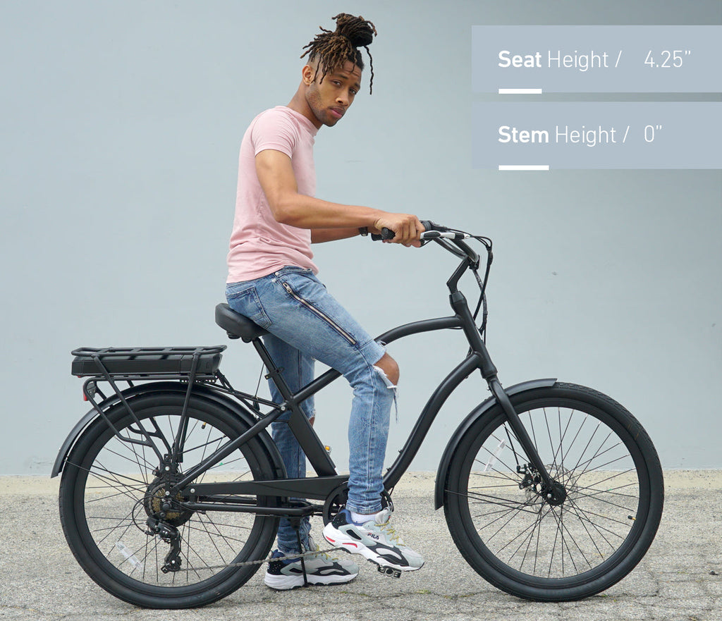 sixthreezero EVRYjourney Men's 26" 500W 7 Speed Electric Hybrid Bicycle — product view 30
