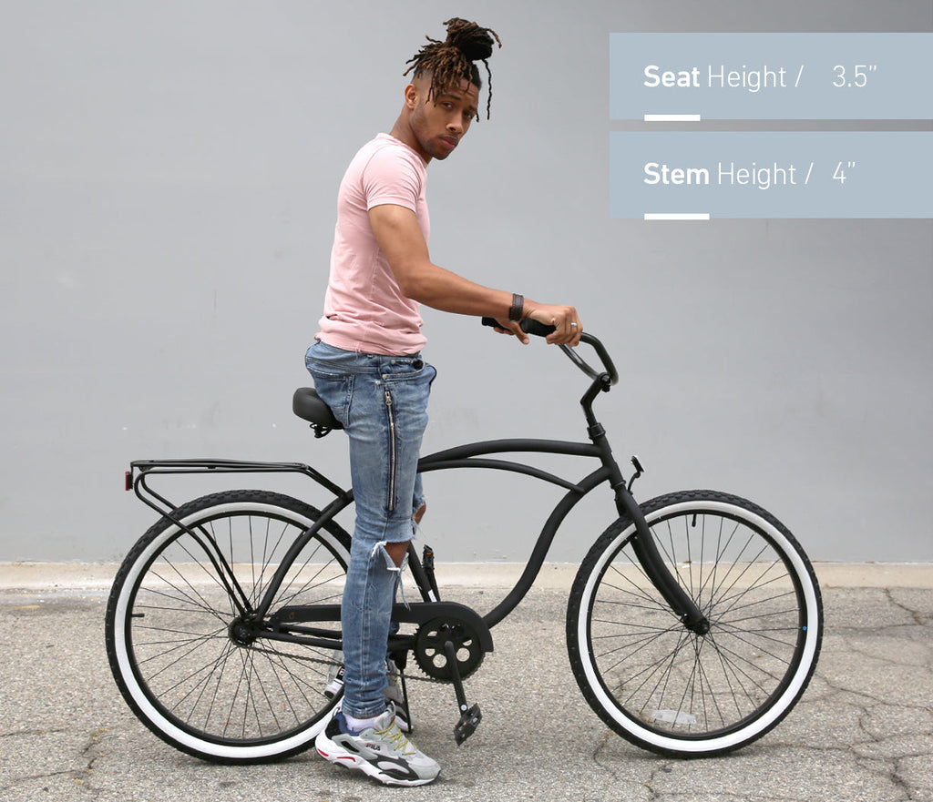 sixthreezero Around the Block Men's 26" 3 Speed Cruiser Bicycle — product view 105