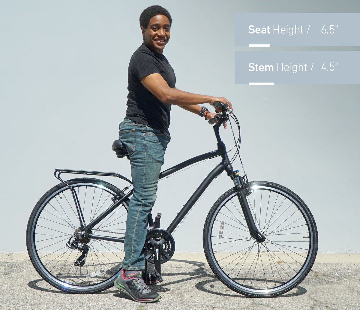 sixthreezero Body Ease Consistent Men's 7-Speed Comfort Bike — product view 36