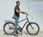 sixthreezero EVRYjourney Men's 26" 7 Speed Steel Touring Hybrid Bicycle — product view 23