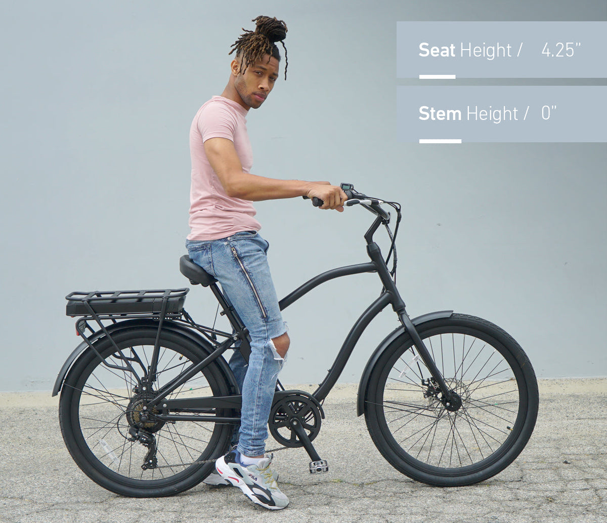 sixthreezero EVRYjourney Men's 26" 500W 7 Speed Electric Hybrid Bicycle — product view 31