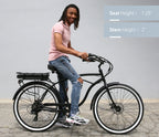 sixthreezero Around the Block Men's 26" 500W 7 Speed Electric Beach Cruiser Bicycle — product view 28