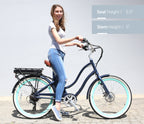 sixthreezero EVRYjourney Women's 26" 500W 7 Speed Electric Hybrid Bicycle — product view 57