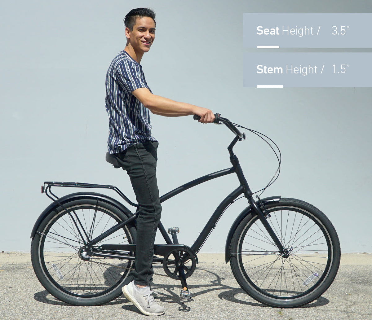 sixthreezero EVRYjourney Men's 7 Speed Touring Hybrid Bike — product view 140