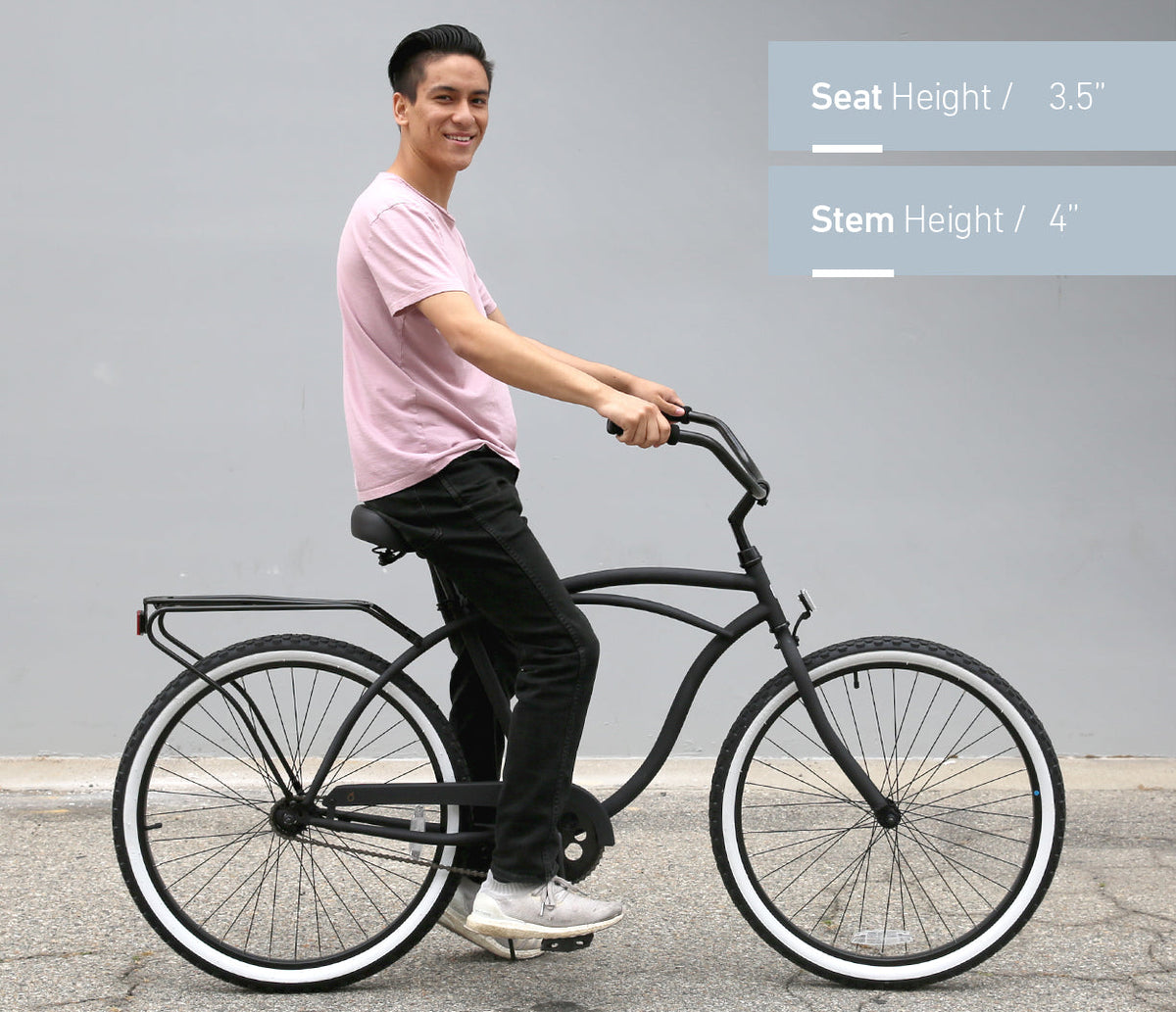 sixthreezero Around the Block Men's 26" 21 Speed Cruiser Bicycle — product view 108