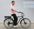 sixthreezero Around the Block Men's 26" 500W 7 Speed Electric Beach Cruiser Bicycle — product view 30