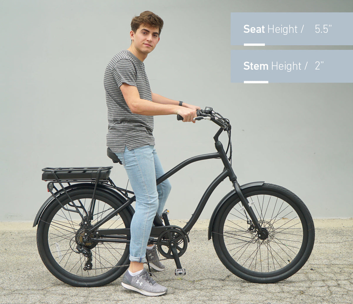 sixthreezero EVRYjourney Men's 26" 500W 7 Speed Electric Hybrid Bicycle — product view 35