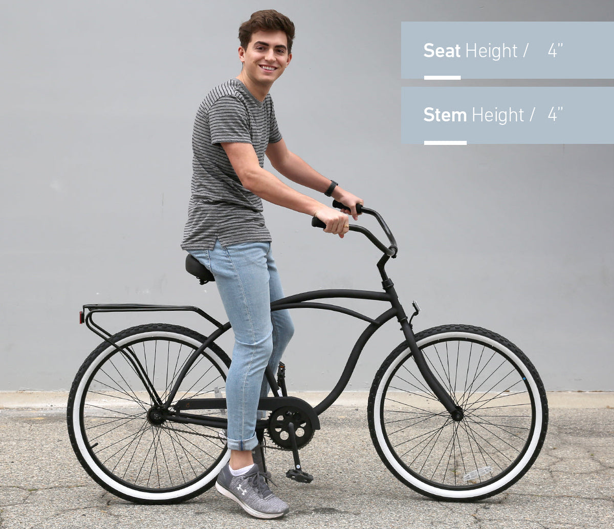 sixthreezero Around the Block Men's 26" 7 Speed Cruiser Bicycle — product view 107