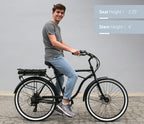 sixthreezero Around the Block Men's 26" 500W 7 Speed Electric Beach Cruiser Bicycle — product view 32