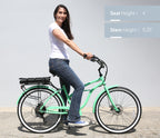 sixthreezero Around the Block Women's 26" 500W 7 Speed Electric Beach Cruiser Bicycle — product view 49
