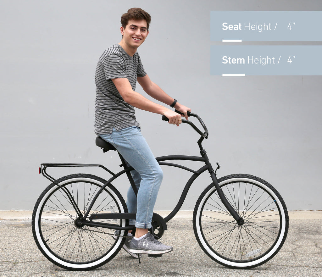 sixthreezero Around the Block Men's 26" 3 Speed Cruiser Bicycle — product view 108