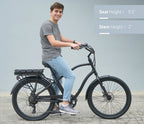 sixthreezero EVRYjourney Men's 26" 500W 7 Speed Electric Hybrid Bicycle — product view 34