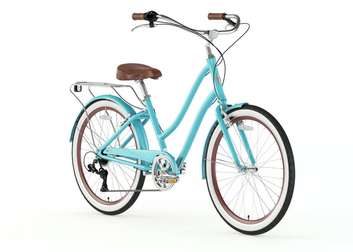 sixthreezero EVRYjourney Women's 26" Single Speed Step-Through Touring Hybrid Bicycle — product view 44