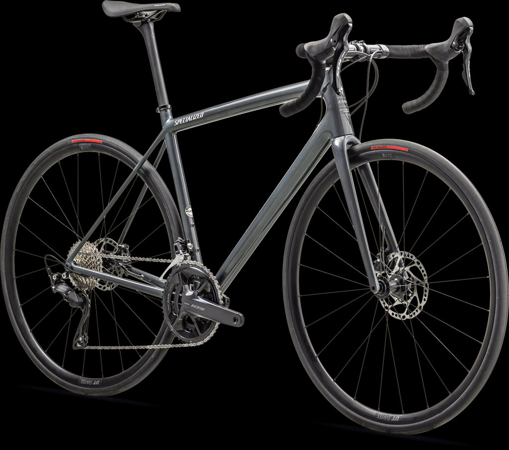 Aethos Sport - Shimano 105 (2024) — Gloss Fog Tint Carbon Dune White — detail 20