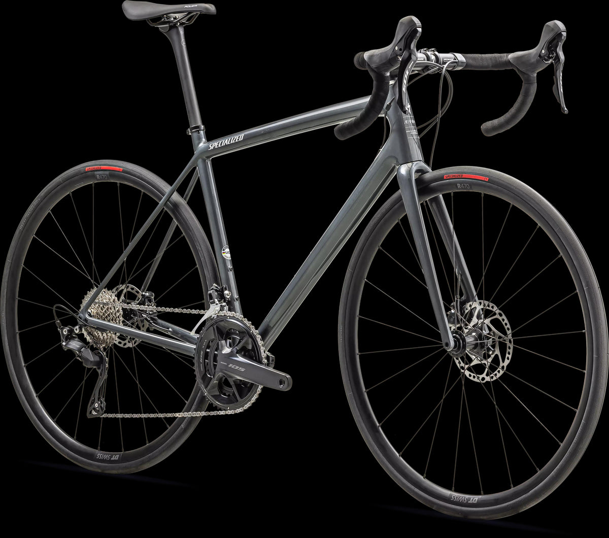 Aethos Sport - Shimano 105 (2024) — Gloss Fog Tint Carbon Dune White — detail 20