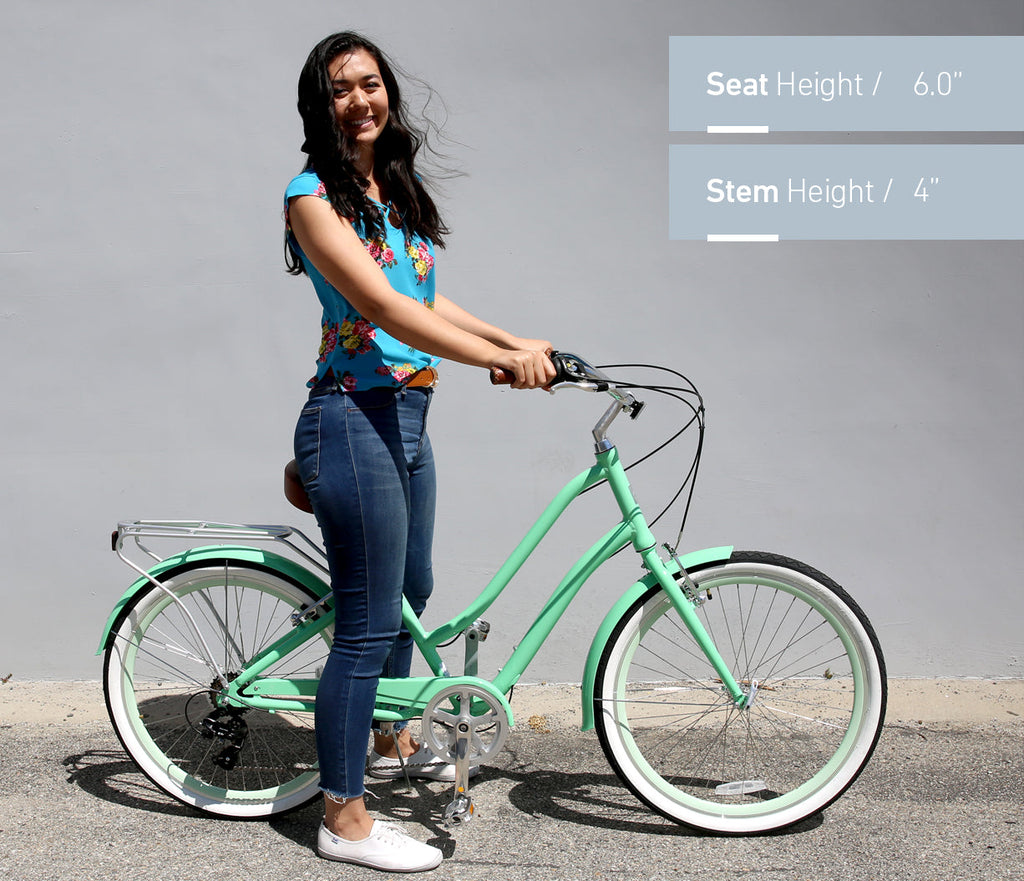 sixthreezero NEW EVRYjourney Women's 26" 7-Speed Speed Step-Through Touring Hybrid Bicycle — product view 59