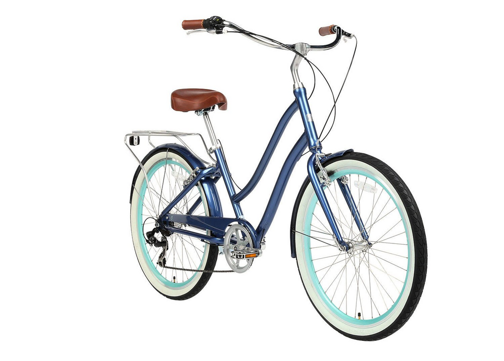 sixthreezero EVRYjourney Women's 24" 7 Speed Step-Through Touring Hybrid Bicycle — product view 40